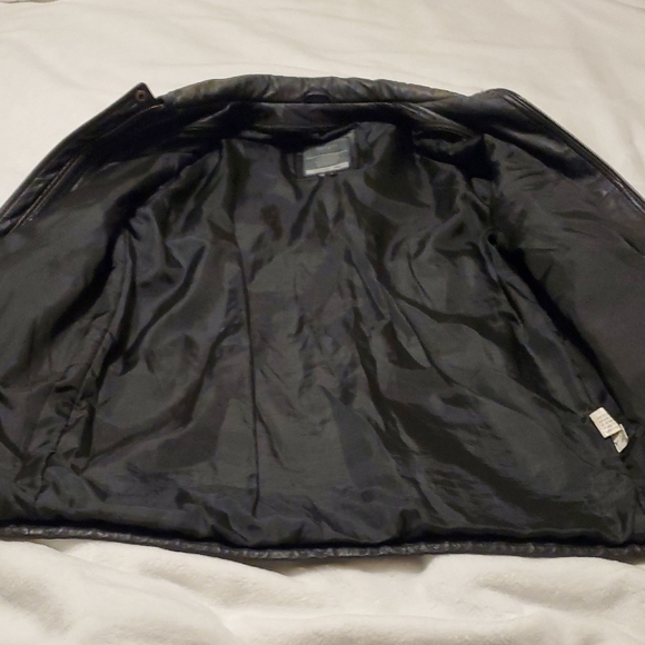 Sergio Vaducci Black Genuine Leather Jacket - Picture 3 of 13